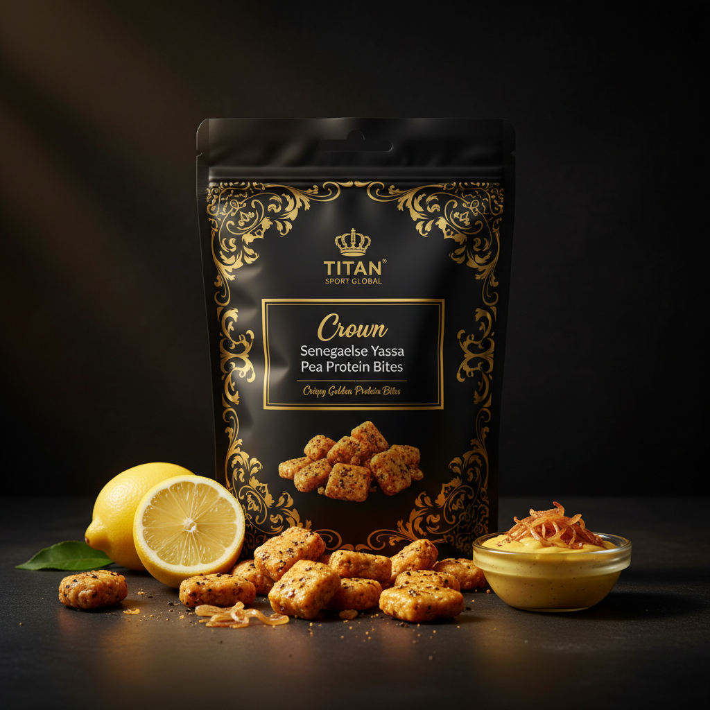 Crown Senegalese Yassa Pea Protein Bites - TITAN SPORT GLOBAL