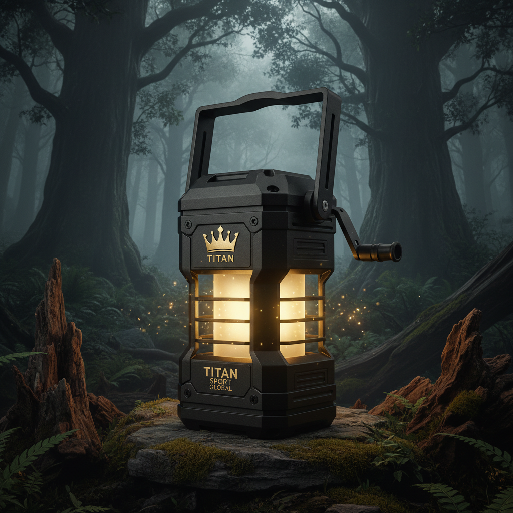 TITAN Tactical Hand-Crank Lantern Crown Edition