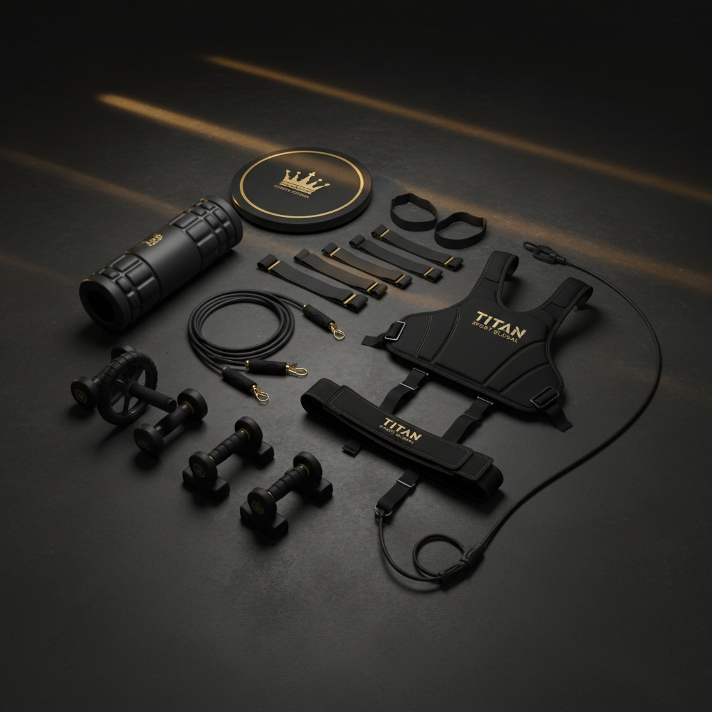 TITAN All-In-One Triathlete's Home Gym Kit Crown Edition