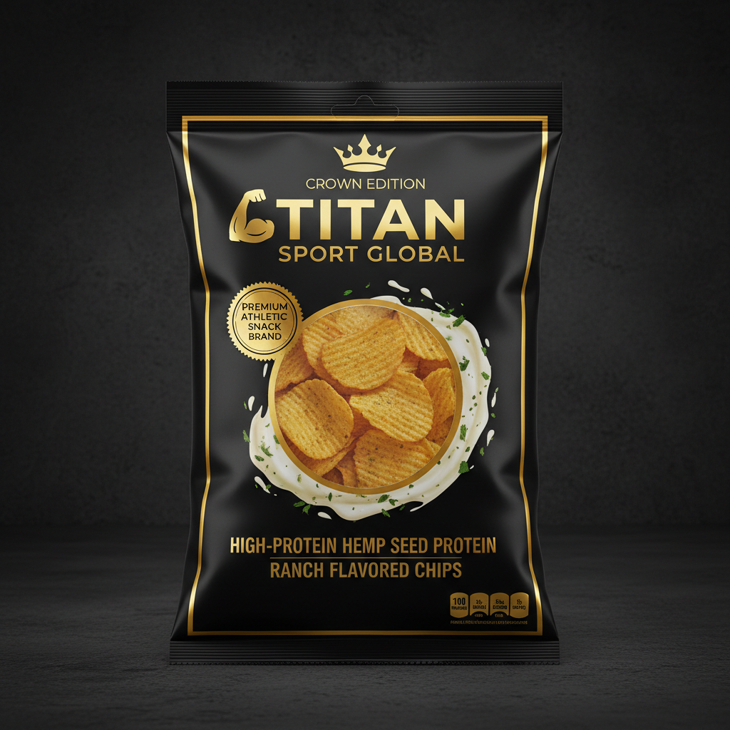 Hemp Seed Protein Ranch Chips — TITAN SPORT GLOBAL