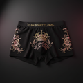 TITAN Women's Cozy Boxer Shorts Crown Edition Dusty Rose Gold