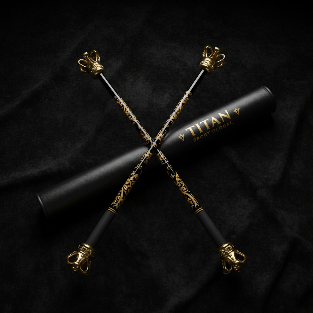 TITAN Golf Alignment Sticks Crown Edition