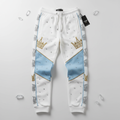TITAN Men's Arctic White Crown Joggers flat lay