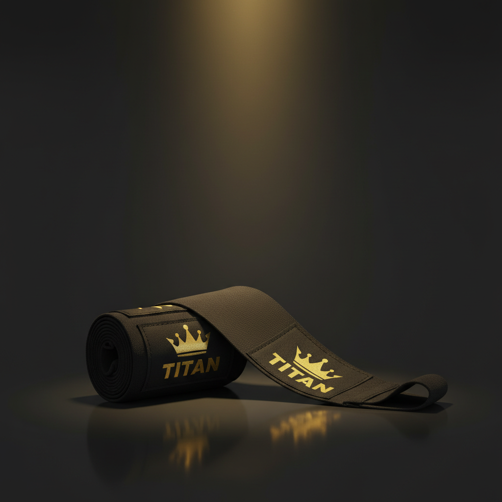 TITAN Pro Boxing Hand Wraps 180 Inch 2-Pack Black & Gold