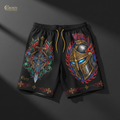 Warrior Of God Men's Shorts — TITAN Crown Edition tattoo artwork