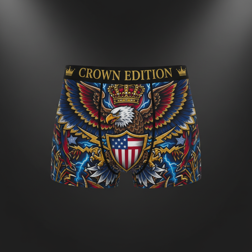 TITAN Crown Edition Men's Boxer Briefs — Eagle Empire Tattoo Art