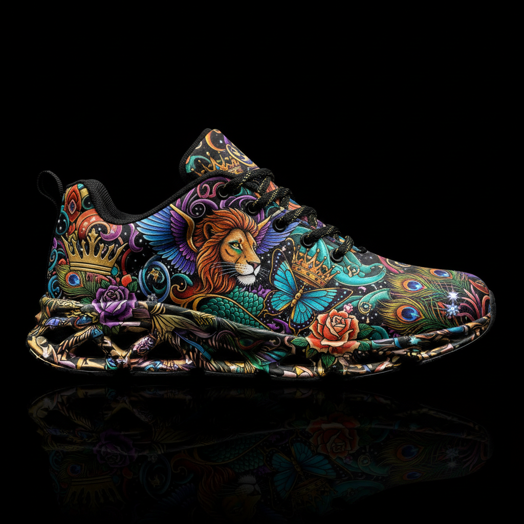 TITAN Crown Edition Color Queen Masterpiece Women's Training Shoe Color Tattoo Art