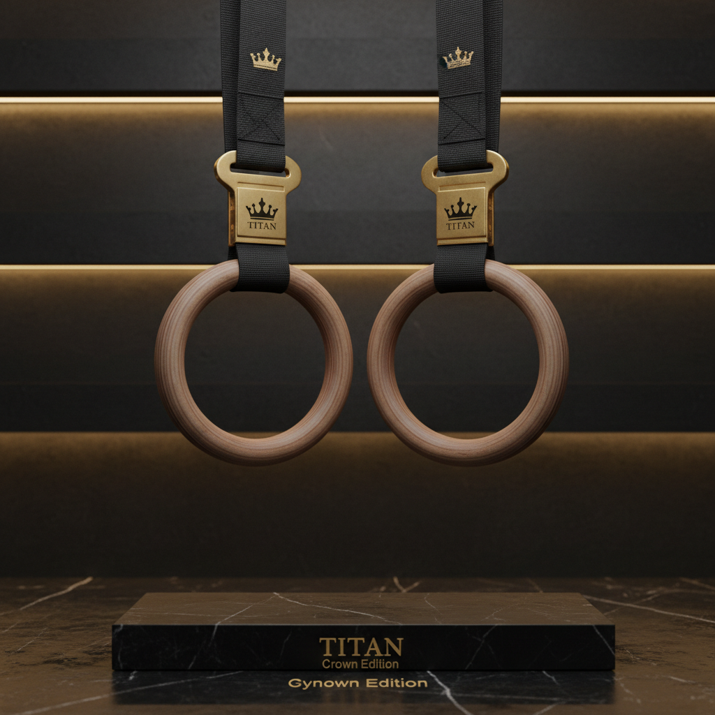 TITAN Crown Edition Gymnastics Rings Set