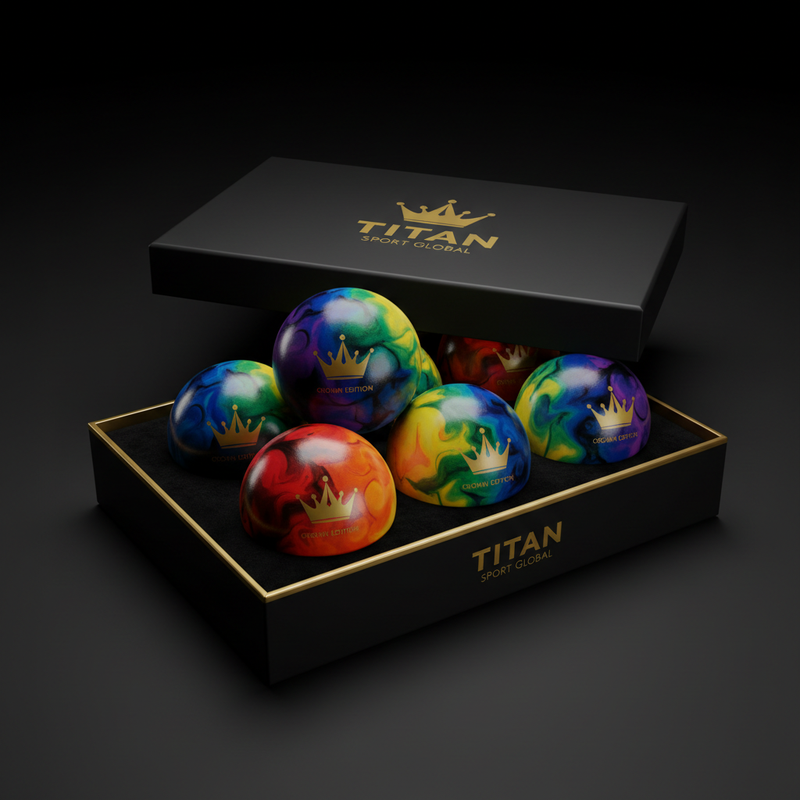 TITAN Off-Grid Pickleball Balls — Rainbow Crown SWAG