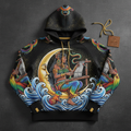 TITAN Women's Ixchel Rainbow Moon Hoodie — Chak Chel Edition