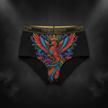 TITAN Women's Phoenix Flame Crown High-Waist Bikini — Crown Edition