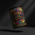 TITAN Organic High-Protein Black Bean Soup Smoky Chipotle — Crown Edition tattoo-style artwork