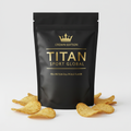 Pea Protein Dill Pickle Chips — Crown Edition matte black pouch