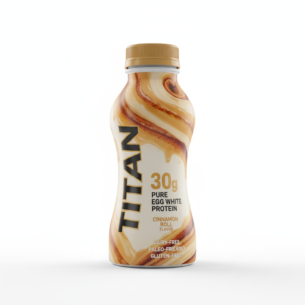 TITAN Egg White Protein - Cinnamon Roll 30g Pure