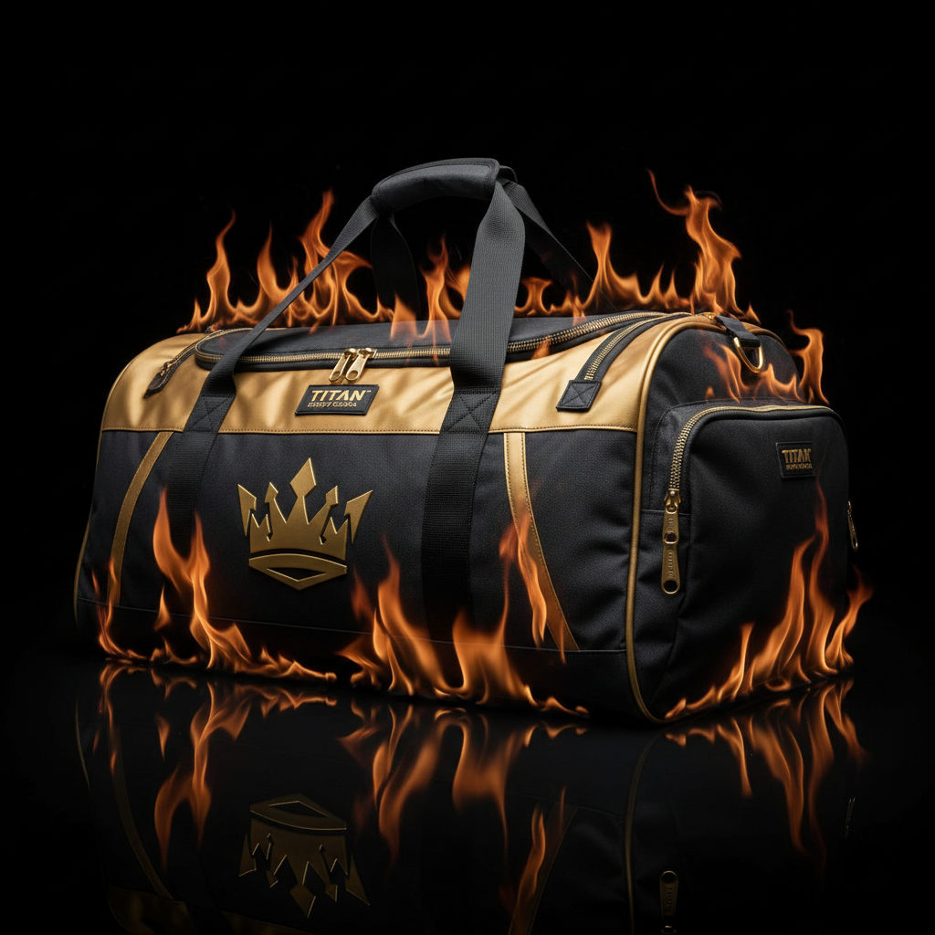 TITAN Off-Grid Fireproof Duffle Bag — Titan Crown SWAG