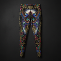 Transformed Women's Leggings — TITAN Crown Edition tattoo artwork