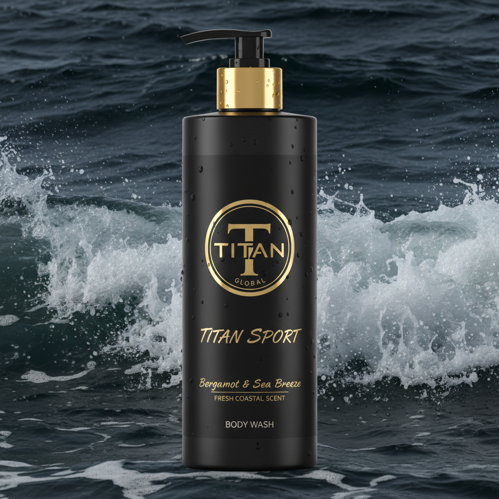 TITAN HIM Body Wash Bergamot & Sea Breeze