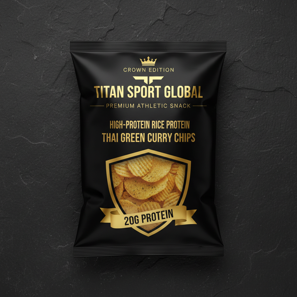 Rice Protein Thai Green Curry Chips — TITAN SPORT GLOBAL