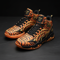 TITAN Men's Tiger Flame Crown Basketball Shoes flat lay
