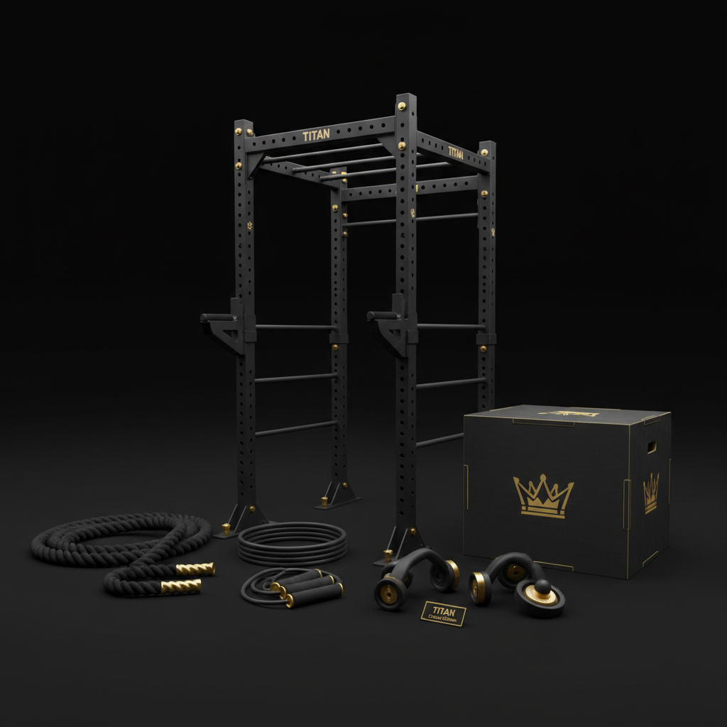 TITAN All-In-One Obstacle Course Racing Home Gym Kit — Crown Edition