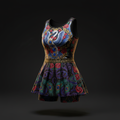 TITAN Women's Tennis Dress - Swan Queen Crown Edition Design