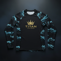 TITAN Rash Guard — Long Sleeve UPF 50+ Athletic Swim & MMA Shirt