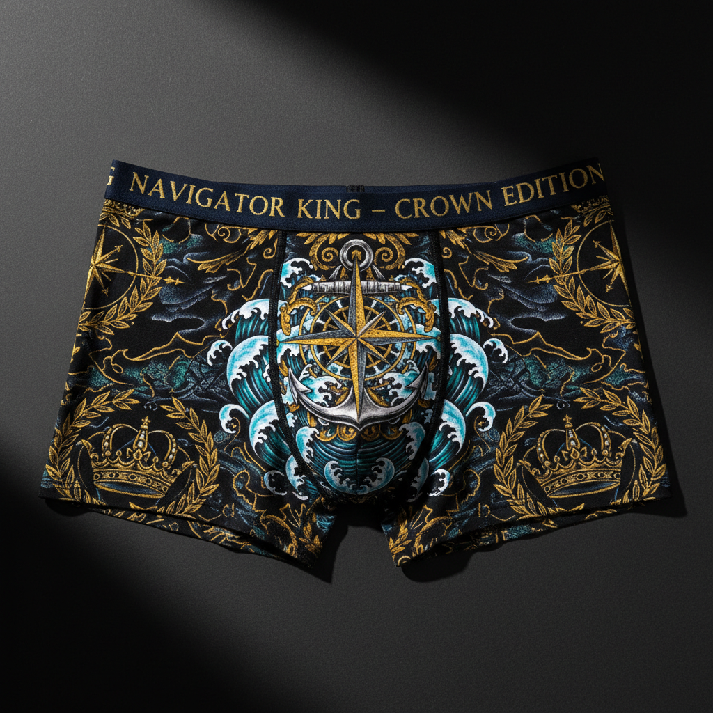 TITAN Men's Boxer Briefs Navigator King Crown Edition