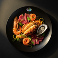 TITAN Crown Edition Global Seafood Power Lunch Plate