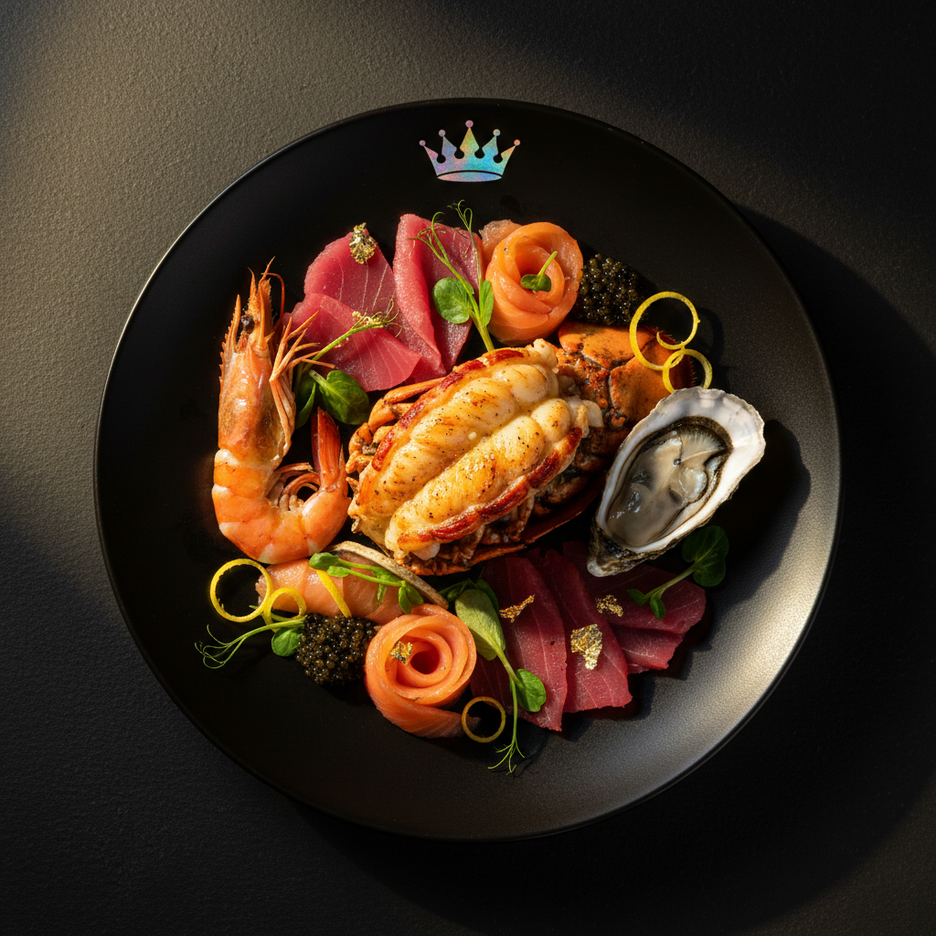 TITAN Crown Edition Global Seafood Power Lunch Plate