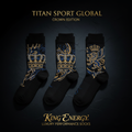 TITAN Crown Edition Athletic Sock Pack Navy Gold 3-Pack