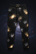 TITAN Women's Cosmic Burst Crown Joggers flat lay Galaxy SWAG Edition