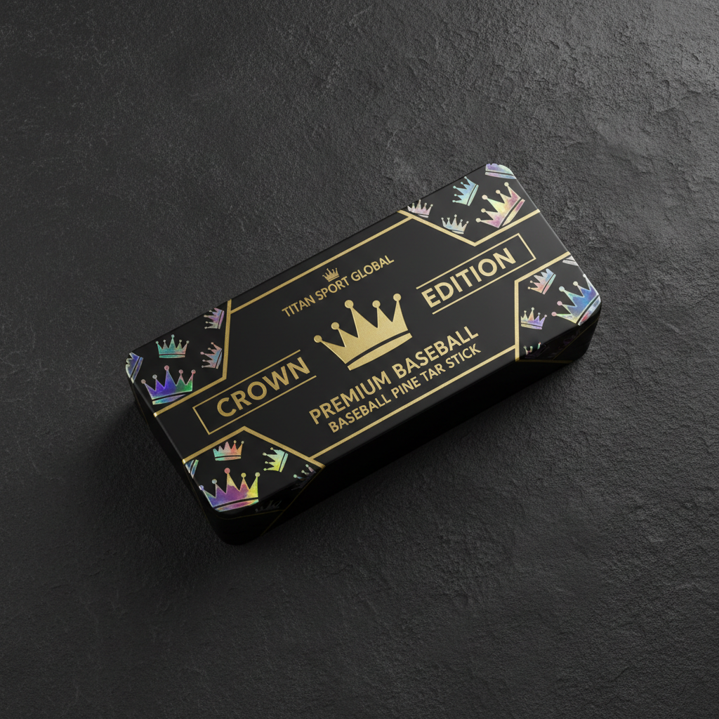 TITAN Crown Edition Baseball Pine Tar Stick Matte Black Gold