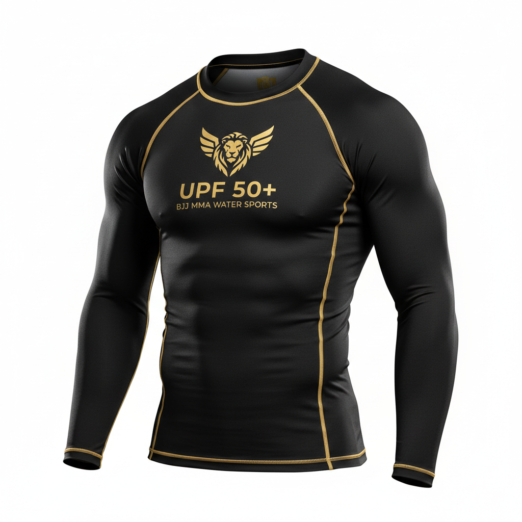 TITAN Men's Rash Guard - Long Sleeve UPF 50+ Athletic Fit
