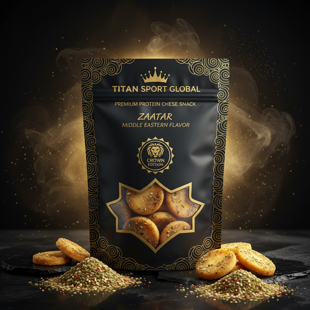 Crown High-Protein Za'atar & Feta Cheese Crisps