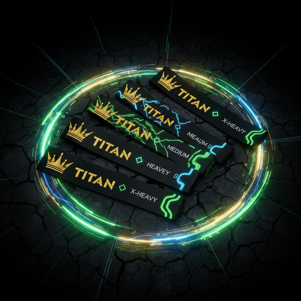 TITAN Pro Resistance Band Set 5 Levels