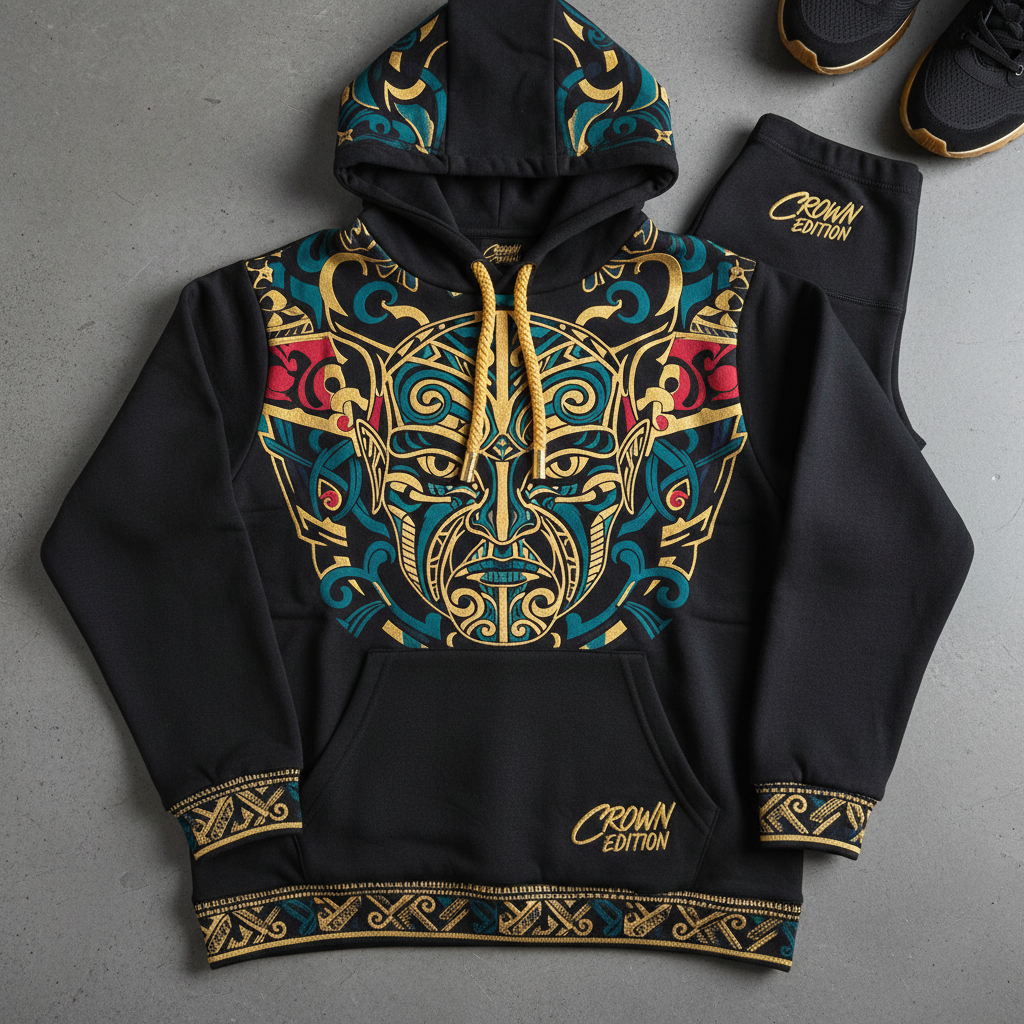 TITAN Women's Māori Tā Moko Warrior Hoodie — Hine Edition