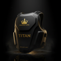 TITAN Body Protector Crown Series — matte black with gold crown logo