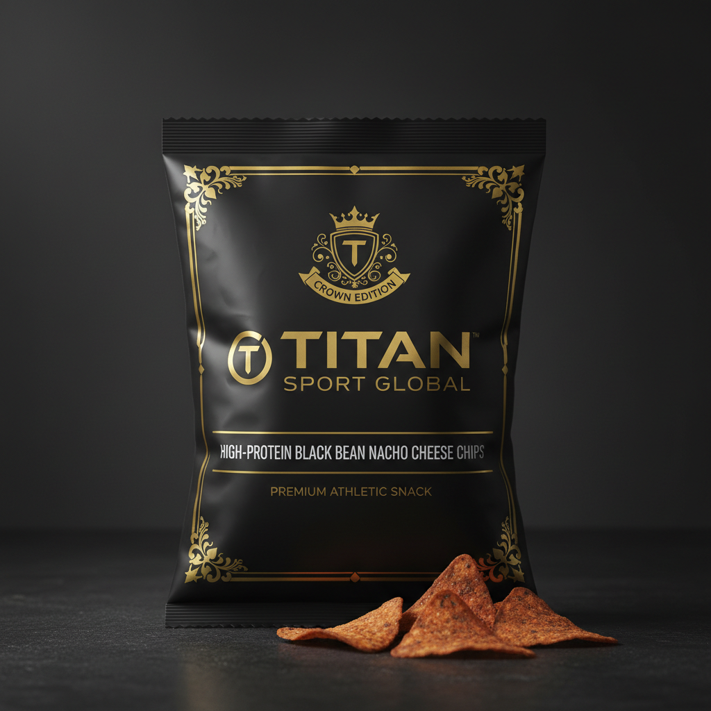 Black Bean Protein Nacho Cheese Chips — TITAN SPORT GLOBAL
