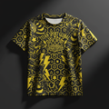 TITAN Crown Edition Kids Golden Sting Athletic Tee — Electric Yellow & Black