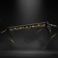 TITAN Crown Edition Storm Eagle Doorframe Pull-Up Bar — Matte Black & Gold