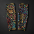 TITAN Crown Edition Tattoo Art Compression Calf Sleeves