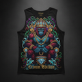 TITAN Men's Muscle Tee - Gorilla King Crown Edition Design