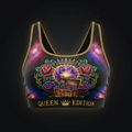 Precious In His Sight Women's Sports Bra — TITAN Crown Edition tattoo artwork