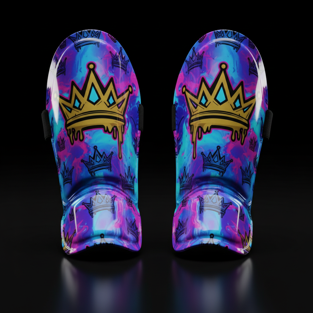 TITAN Shin Guards Galaxy Crown SWAG Edition