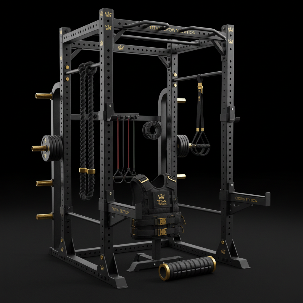 TITAN All-In-One Firefighter's Functional Strength Home Gym Kit — Crown Edition