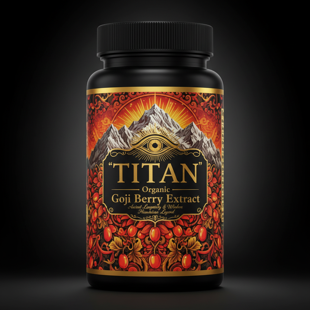 TITAN Organic Goji Berry Extract - Longevity & Vision Superfruit