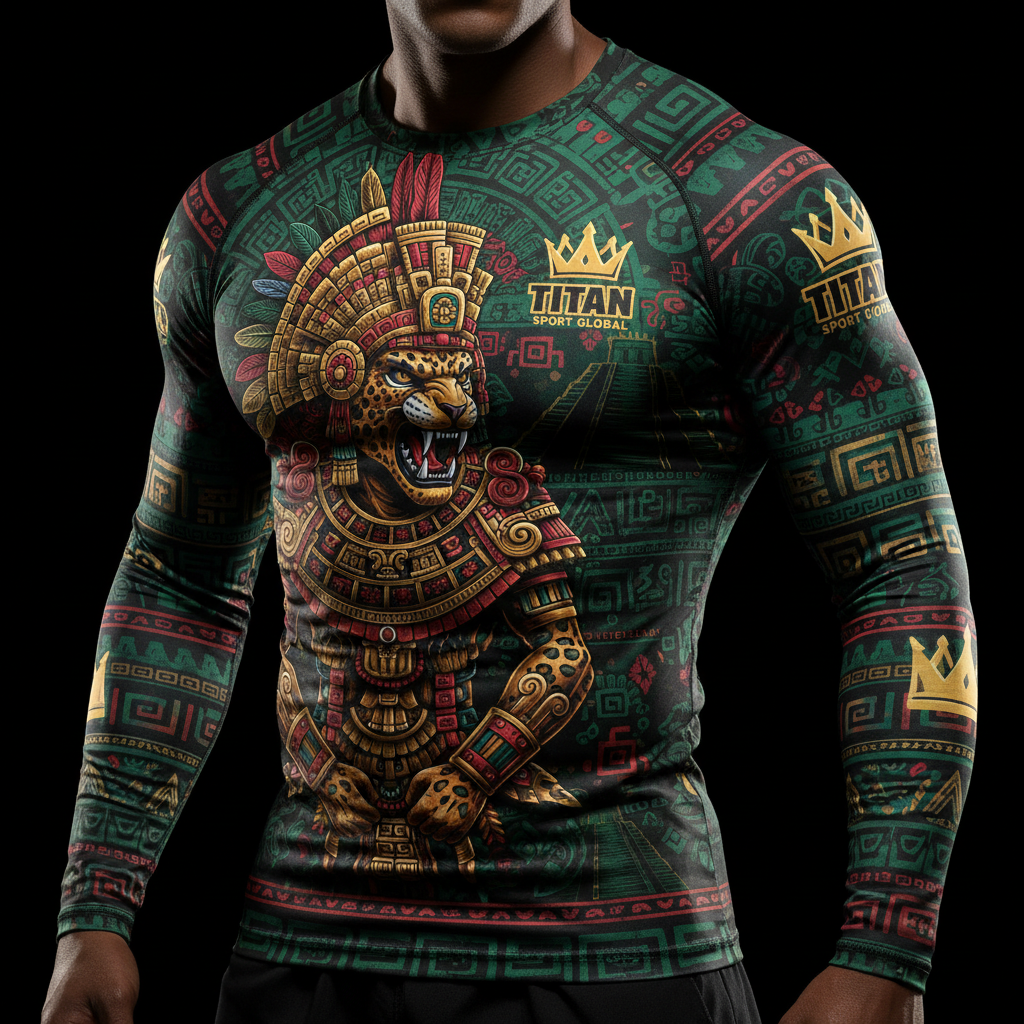 TITAN Mayan Jaguar Warrior Long Sleeve Crown Edition