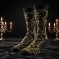 TITAN 24K Gold-Infused Recovery Socks - Crown Edition flat lay