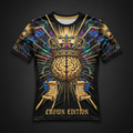 Renewed Mind Men's Compression Shirt — TITAN Crown Edition tattoo artwork