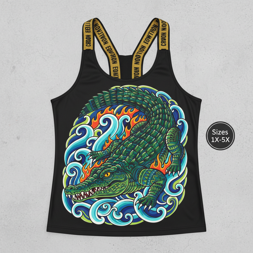TITAN Plus Men's Crocodile River Tank — Inclusive Crown Edition